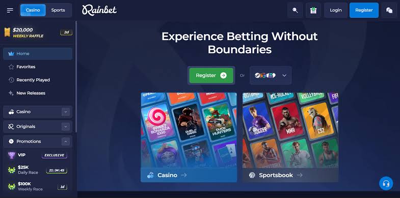 Avaliação da Rainbet: Um sistema de cassino online e apostas esportivas com foco em criptomoedas e bônus de boas-vindas de até US$ 2.100